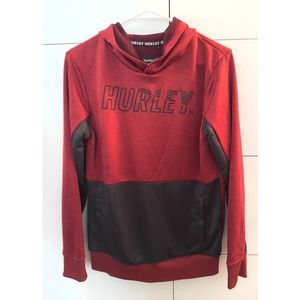 Hurley Nike Dri-fit Red Boys Hoodie